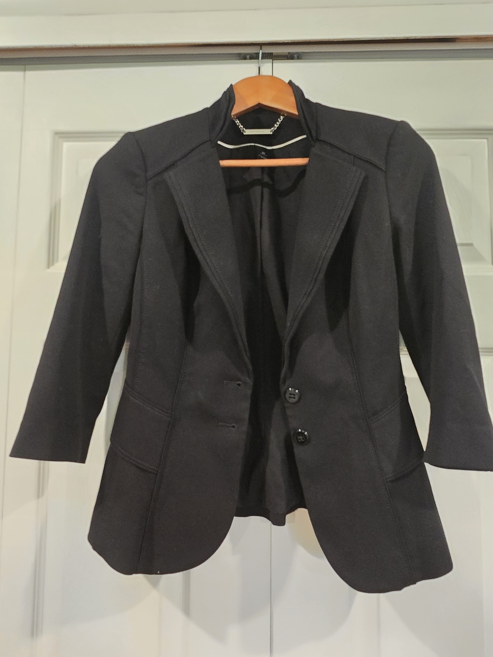 White House Black Market Black Women's Fitted Blazer